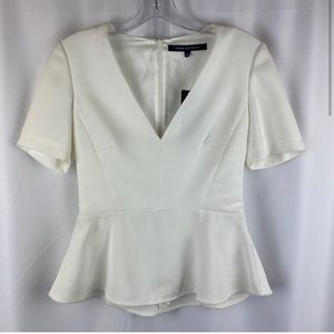 New With Tags Women’s French Connection White